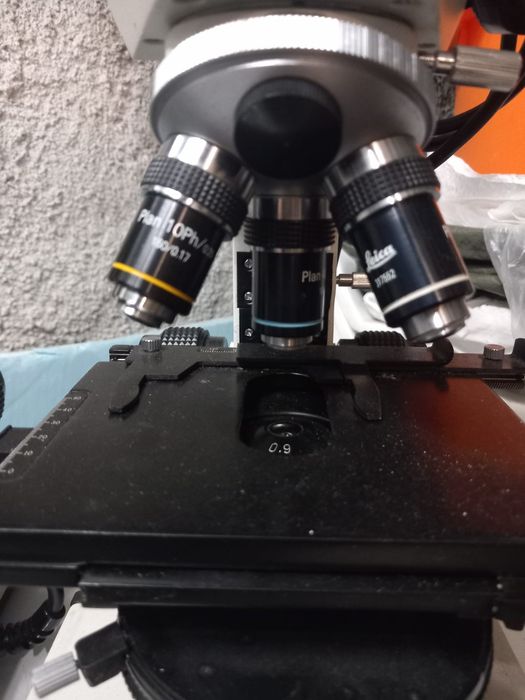 Microscópios Leica Galen III - Para Coleção, Peças ou Reparação