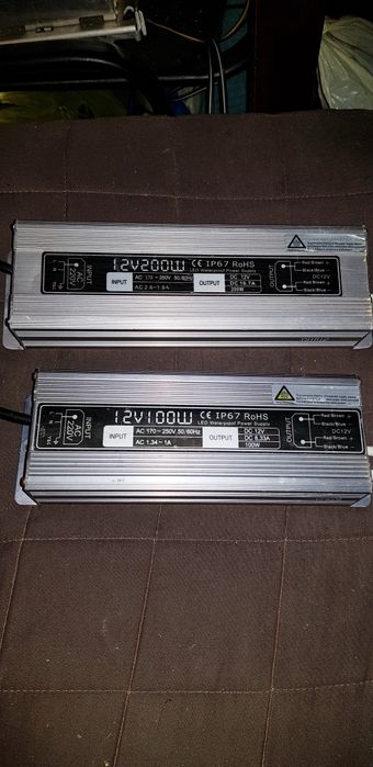 Блоки питания герметичные IP67. DC 12V 200W - 16.7A