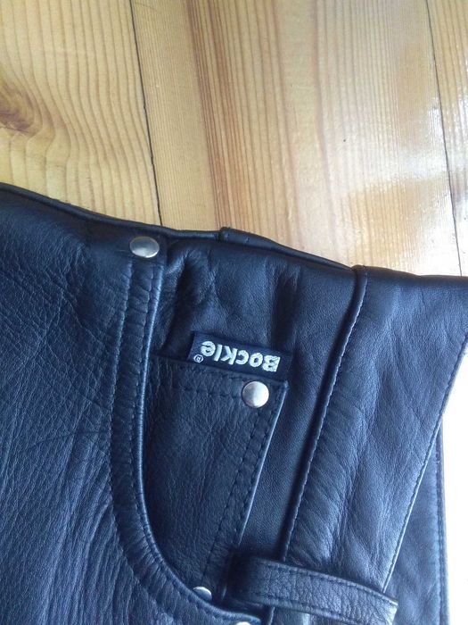 spodnie skórzane bockle unisex