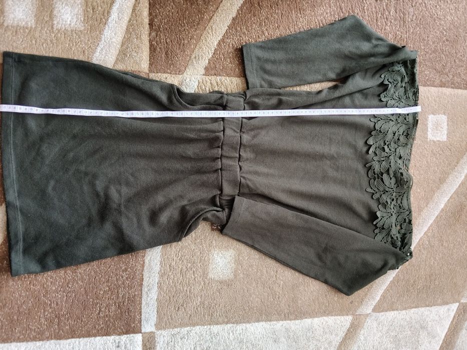 Sukienka damska butelkowa zieleń