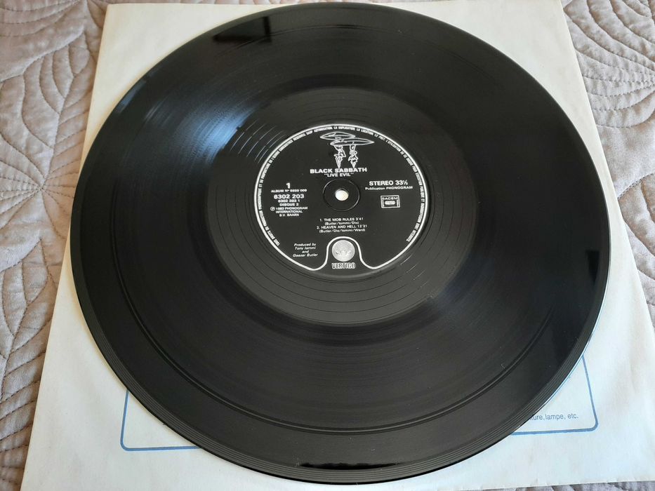 Black Sabbath - Live Evil - França - 2 x Vinil LP