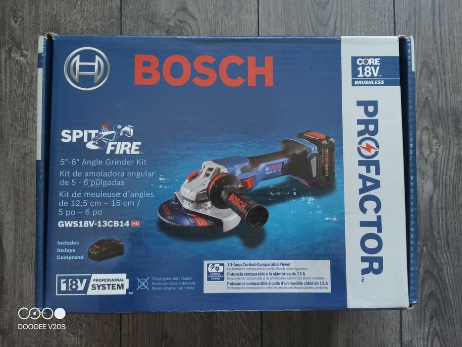 Bosch GWS 18V-13B14 18V Brushless Angle Grinder