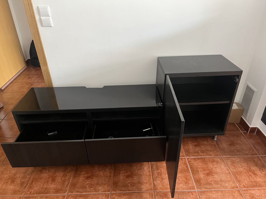 Móvel de tv com móvel de apoio64730077441027122