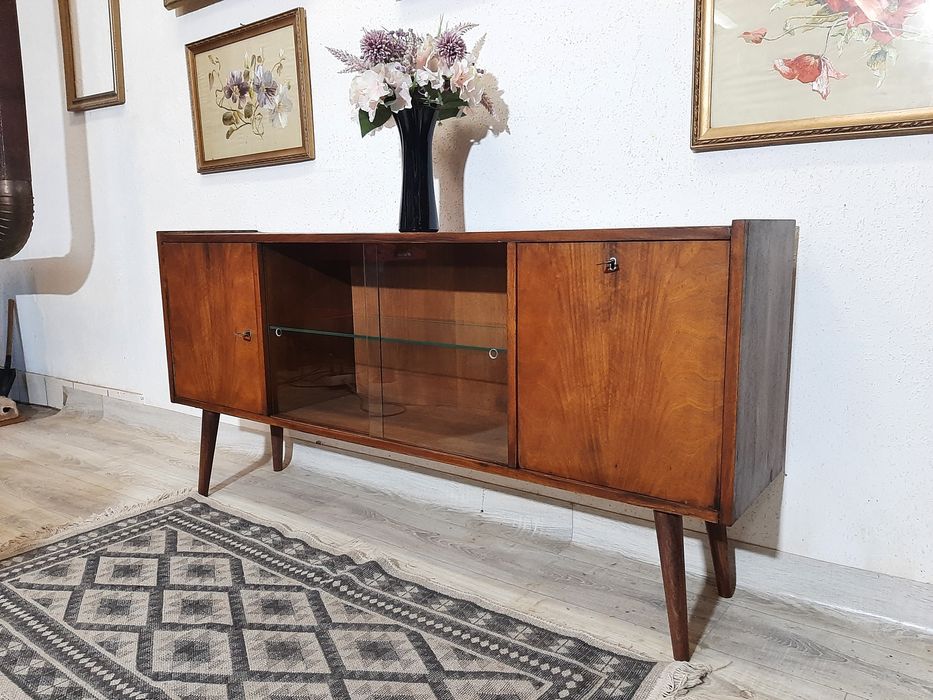 Komoda vintage po pełnej renowacji | styl mid-century | olejowane drew