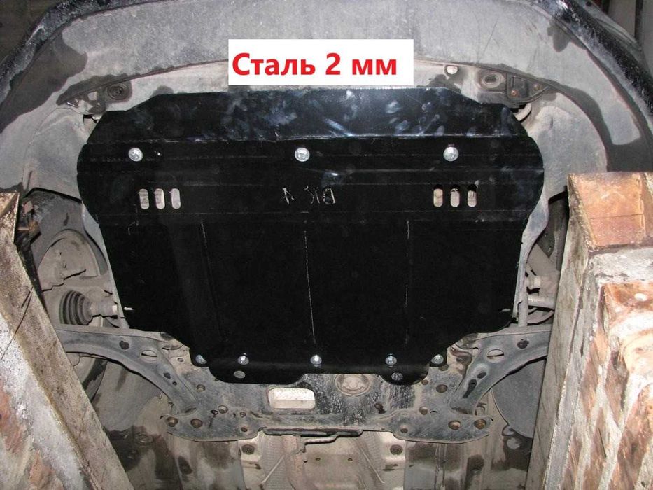 Захист двигуна та КПП Skoda Octavia A5. Стальний захист шкода А5