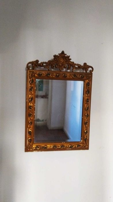 Espelho dos anos 50/60... Madeira trabalhada64741009137283120