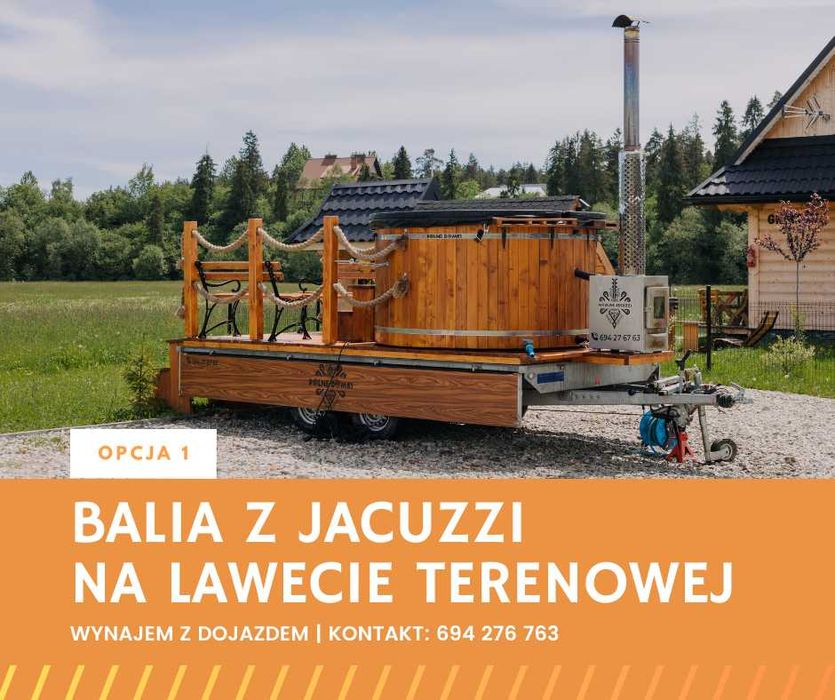 Basen Jacuzzi Balia Bania Mobilna Domowe SPA