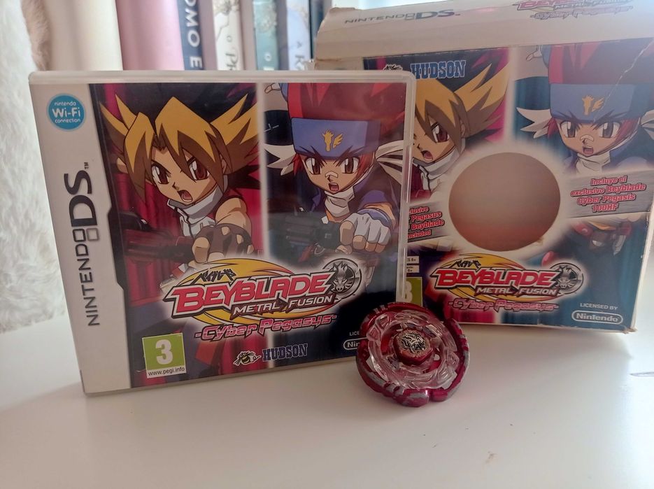 Beyblade Metal Fusion Cyber Pegasus - Nintendo DS - com Beyblade