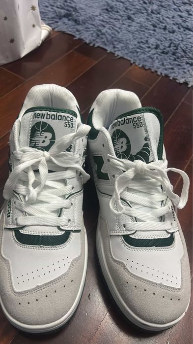 New Balance 550 branco/verde