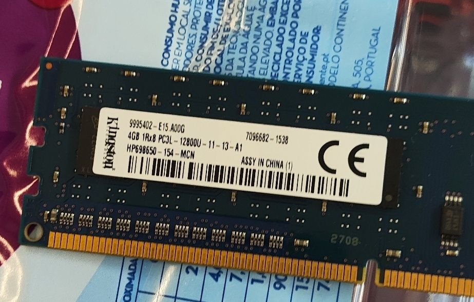 2x4Gb DDR3L Kingston