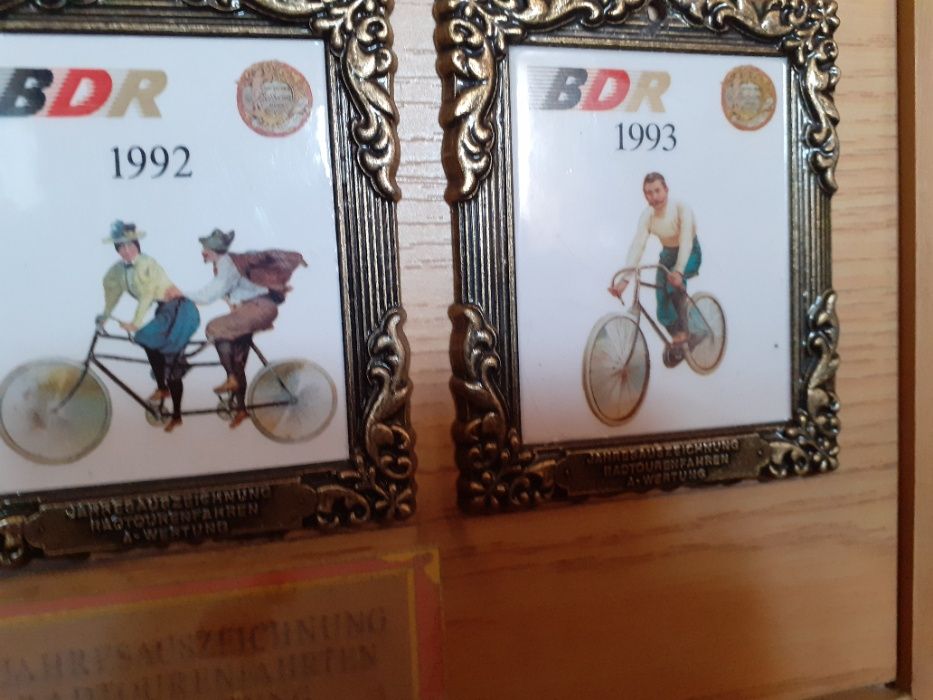 kolekcjonerska coroczna nagroda rowerowa dla zwycięscy BDR-RFN