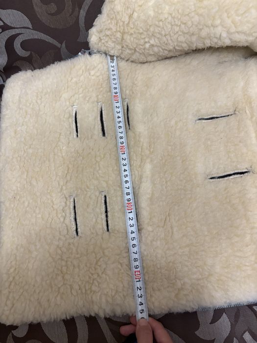 Зимовий конверт на овчині, конверт в коляску, дитячий конверт