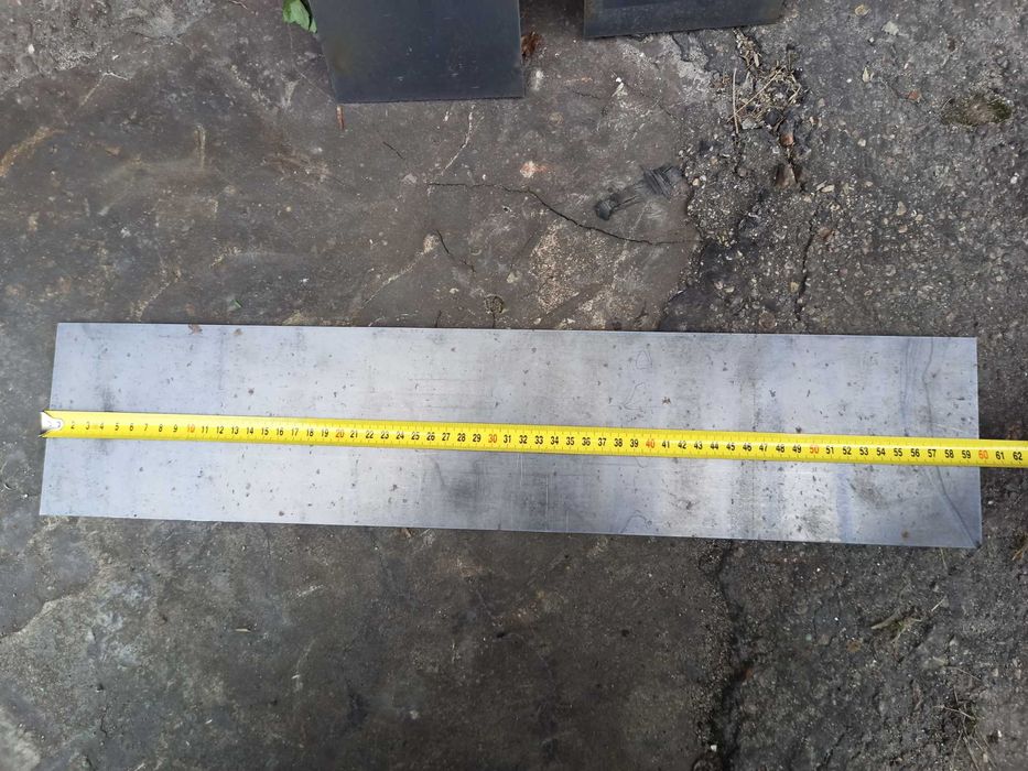 Заготівка 3x130x600 мм. + лист оцинкований t-0,5 мм.