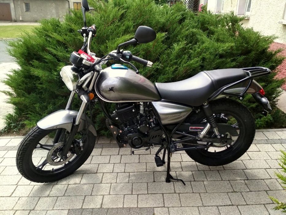 Motocykl Romet Soft Chopper 2 na kat.B z Wtryskiem 12 KM