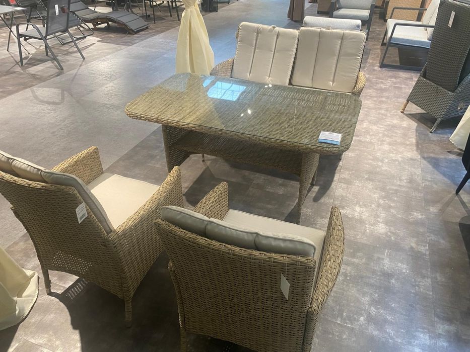 Komplet ratanowy na ogród lub taras NOWY W KARTONIE