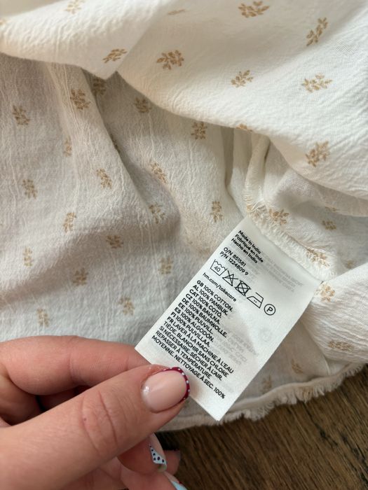 Bluzka koszula boho z falbanką
