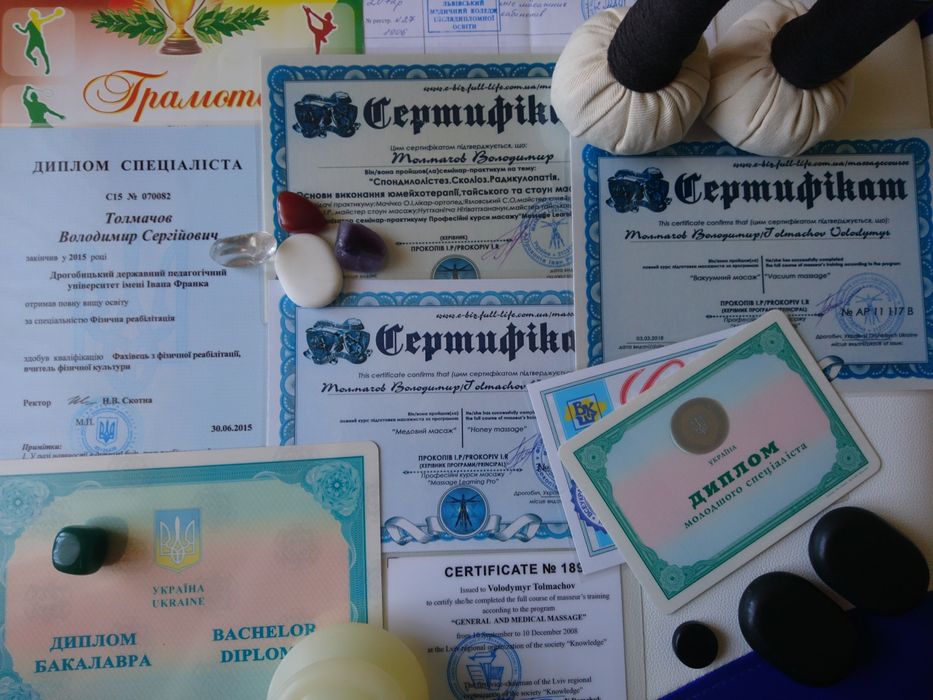 Лікувальний масаж у реабілітолога Львів massage массаж