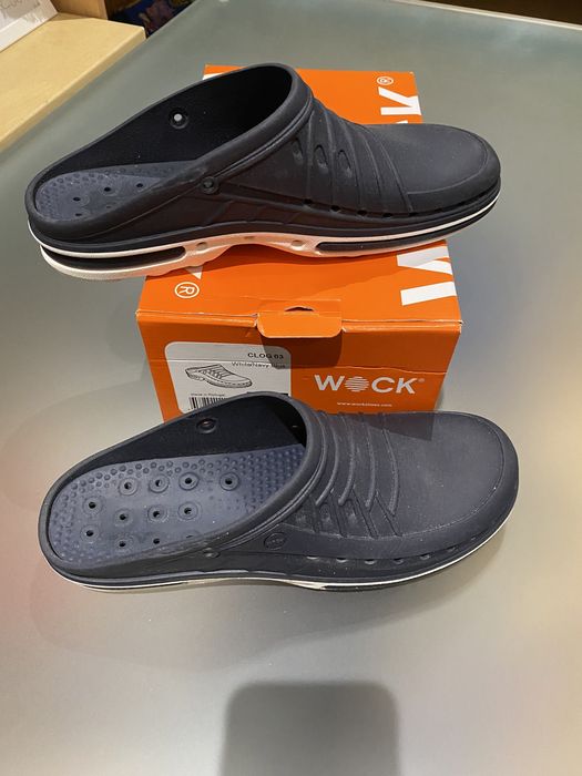 Socas hospitalares Wock Clog 03 azul marinho s/tira - Tam.45/46
