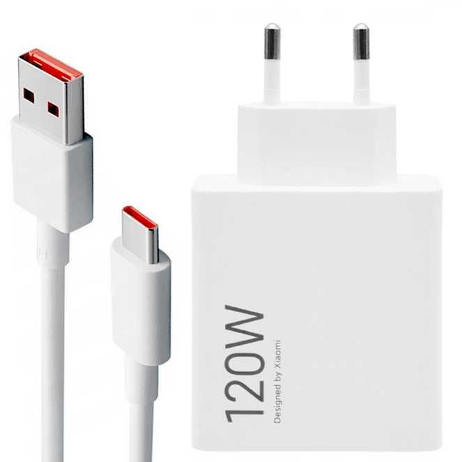 Oryginalna 120W ŁADOWARKA XIAOMI +kabel USB C Turbo Charge Hypercharge