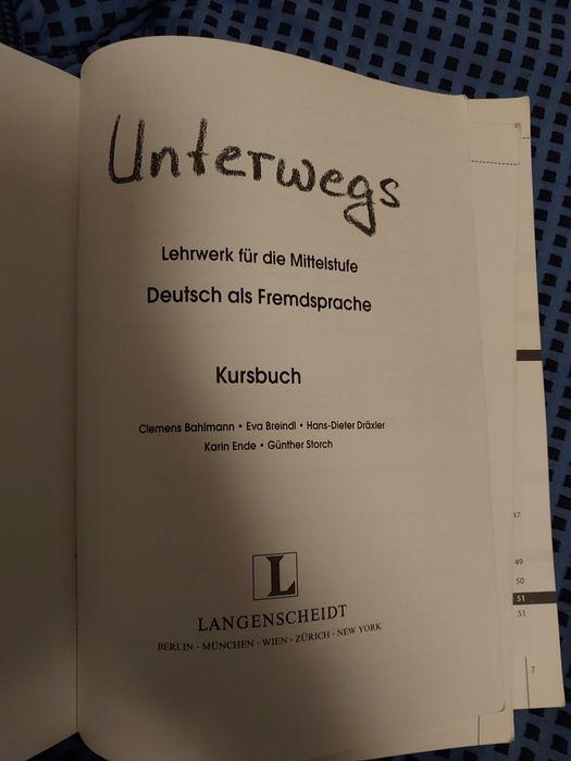 Unterwegs Kursbuch