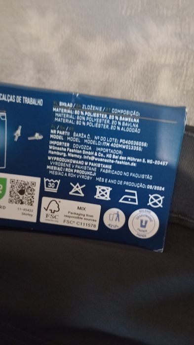 Spodnie robocze męskie L