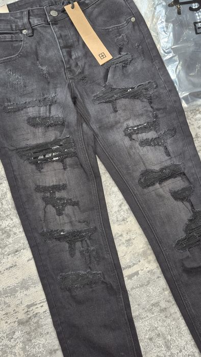 Джинсы Ksubi Черные | Ксуби Джинсы в Черном цвете | Ksubi Джинси | Jeans Amiri | Ksubi Flared | Ksubi Slim Fit | Amiri джинсы