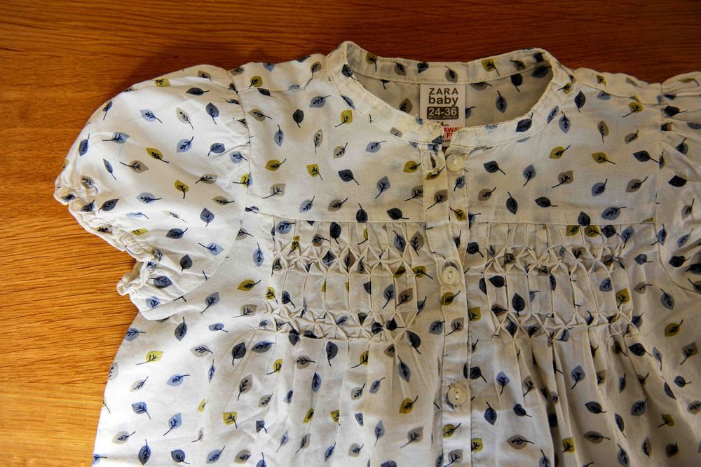 Conjunto de blusa e calças de ganga 2-3 anos