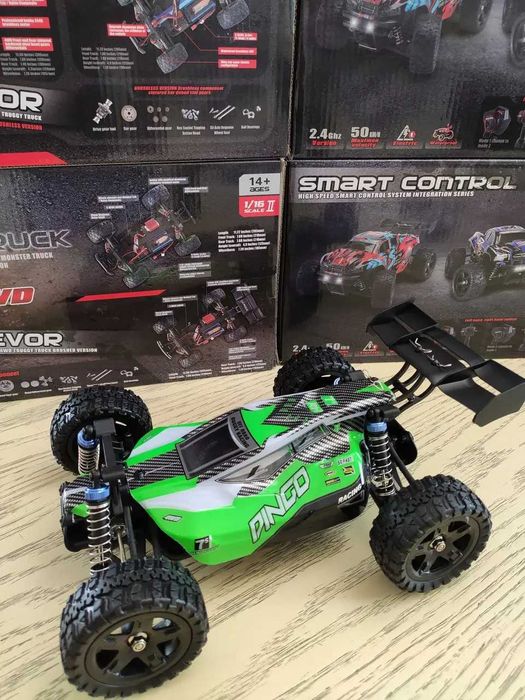 Баггі DINGO Remo Hobby RH1651 4WD RTR 1/16 колекторна червона , зелена