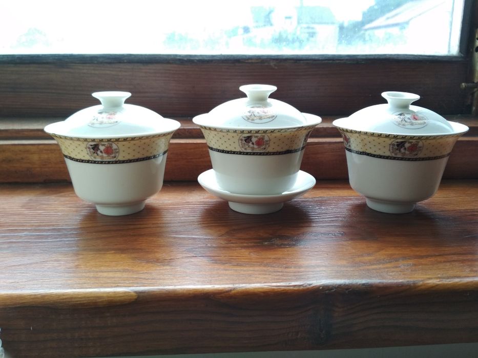 Посуда винтаж фарфор для мисо чанахів горщик з кришкою