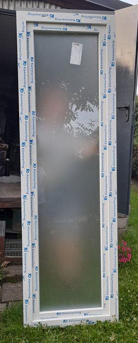 Drzwi balkonowe plastikowe NOWE