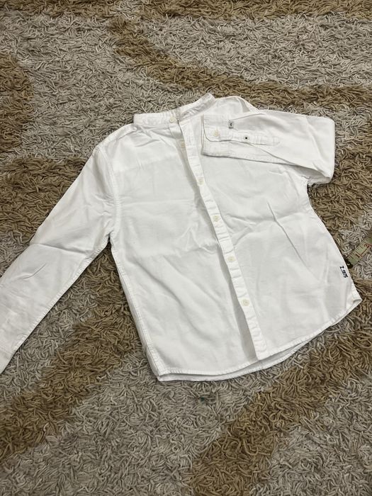 Біла сорочка zara на зріст 120см 6-7 років