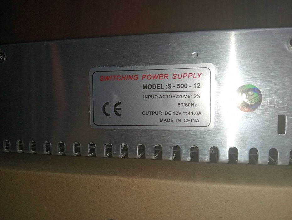 12V 41,6A  Імпульсне джерело живлення