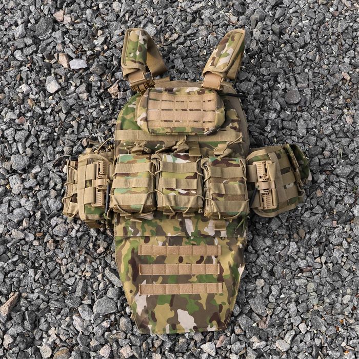 РОЗПРОДАЖ! плитоноска мультикам 4 точки cordura1000d, плитоноска мультикам