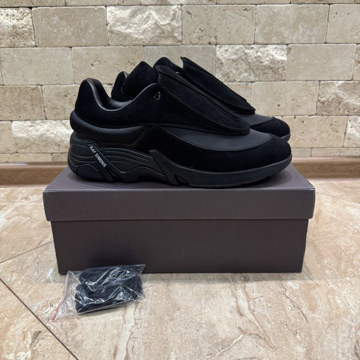 raf simons antei suede black