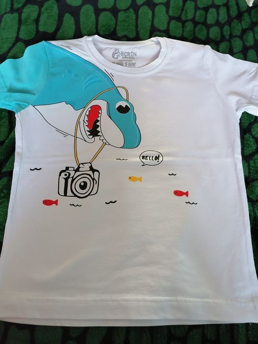 Zestaw 3szt  T-shirty dla chłopca 110  bawełna
