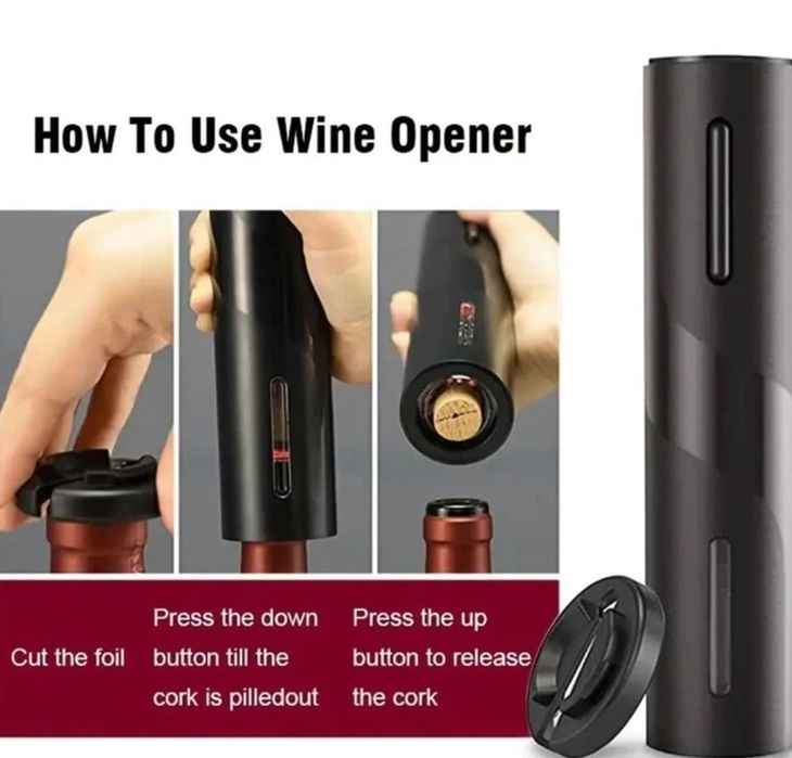 Saca Rolhas a pilhas