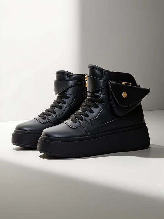 4 KOLORY 36 37 38 Sneakersy 39 40 41 za kostkę na platformie kieszonka