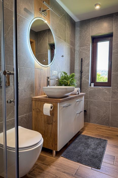 Domek w górach Ustroń.kominek cisza, balia z jacuzzi