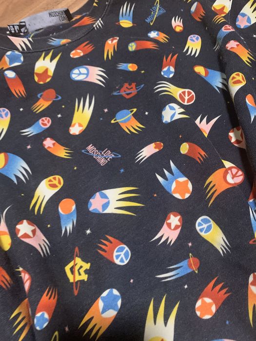 Bluza love mischino cudo piękna atomy komety m