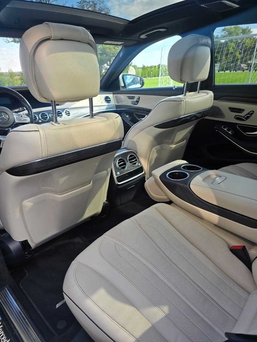 Mercedes S klasa samochód na wynajem do ślubu ślub wesele 400km brabus