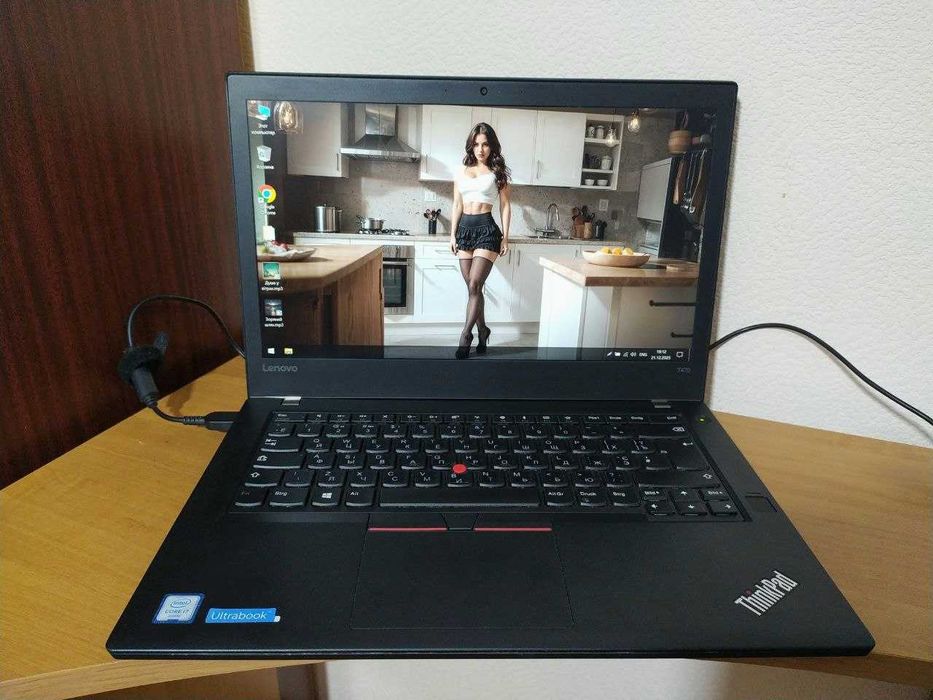 Ноутбук LENOVO THINKPAD T470 I7-6600U 8 gb ddr4 120gb ssd бат 2 часа