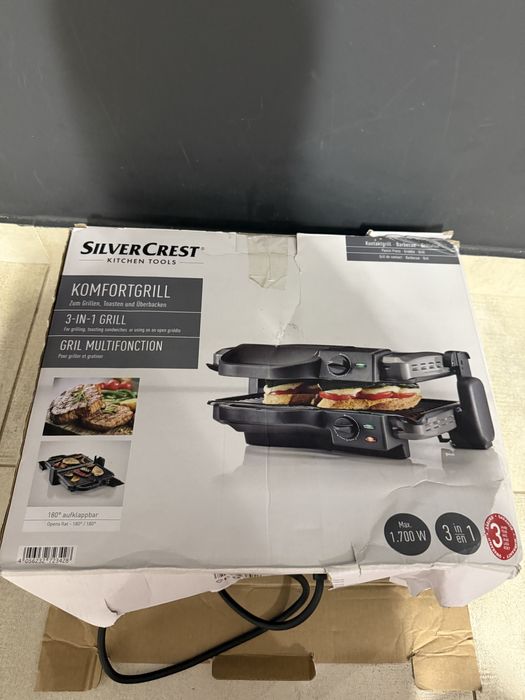 Grill elektryczny SilverCrest, 3-in-1