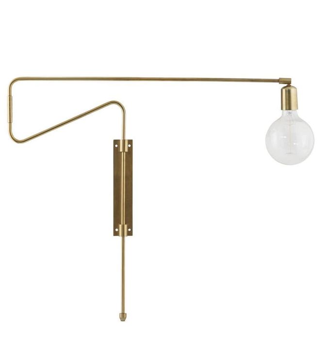 Lampa kinkiet miedziana swing M