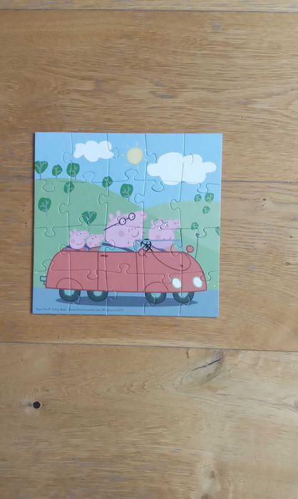 Świnka Peppa Trefl puzzle 3w1