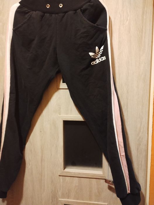 Dres damski xl różowo biało czarny