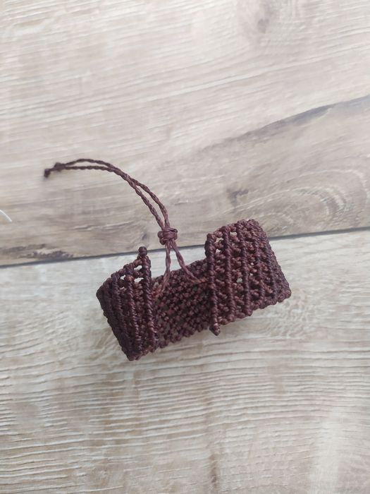 Bransoletka makrama męska damska ze sznurka boho