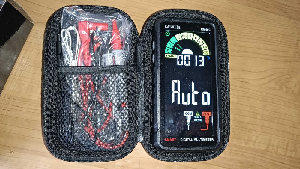 Цифровий мультиметр KAIWEETS KM602, 1200mAh, акумуляторна батарея, ENS