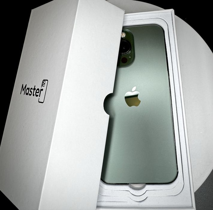 Iphone 13 pro 128gb green jak nowy bateria 100% 6msc gwarancji