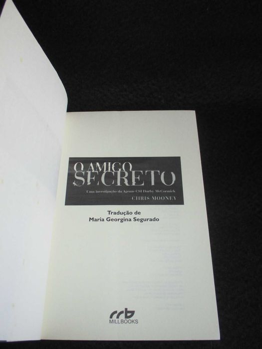 Livro O Amigo Secreto Chris Mooney
