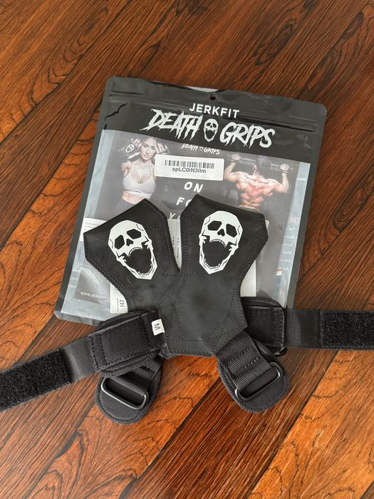 Gripy treningowe Lifting Grips do ciężarów JerkFit Death Grips